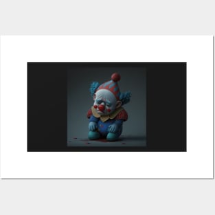 Sad Clown Posters and Art